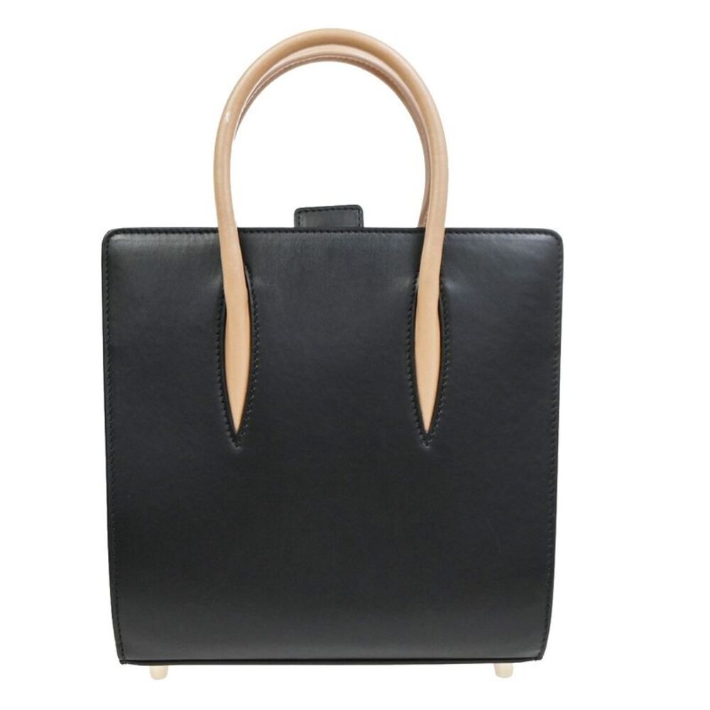 Christian Louboutin Paloma Tote Leather Black Patent_Leather Handbag